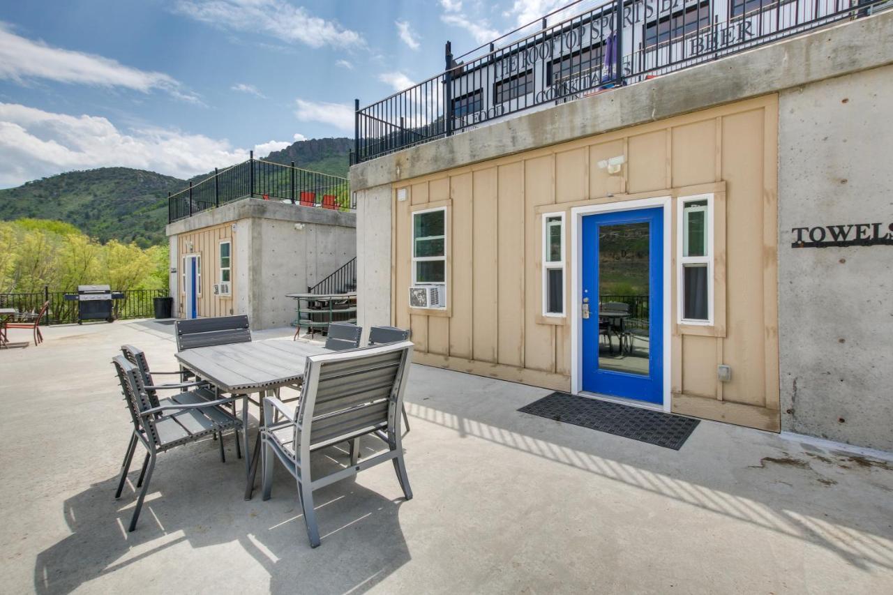 Central Lava Hot Springs Studio With Deck And Views! المظهر الخارجي الصورة